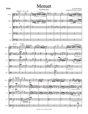 Menuet from the Petite Suite (Debussy)