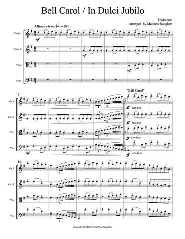 Bell Carol / In Dulci Jubilo (Good Christian Men Rejoice) (Traditional)