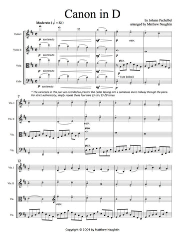 Canon in D (Johann Pachelbel)