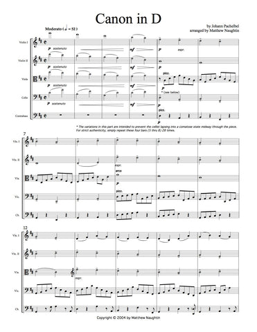 Canon in D (Johann Pachelbel)