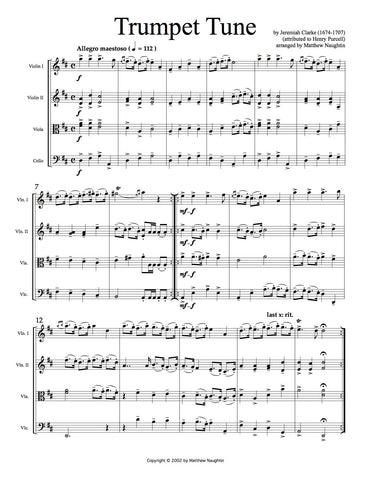 "Trumpet Tune" (Jeremiah Clarke)