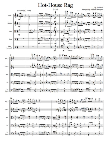 "Hot-House" Rag (Paul Pratt)
