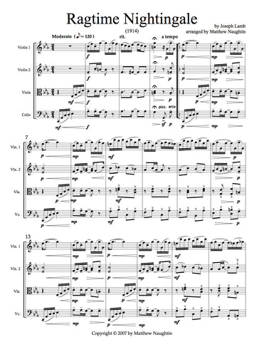 "Ragtime Nightingale" (Joseph Lamb)