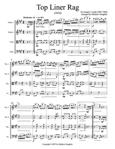 "Top Liner" Rag (Joseph F. Lamb)
