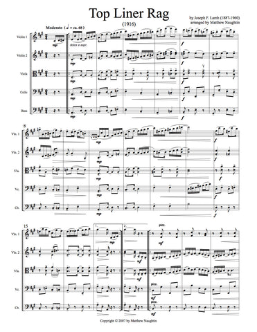 "Top Liner" Rag (Joseph F. Lamb)