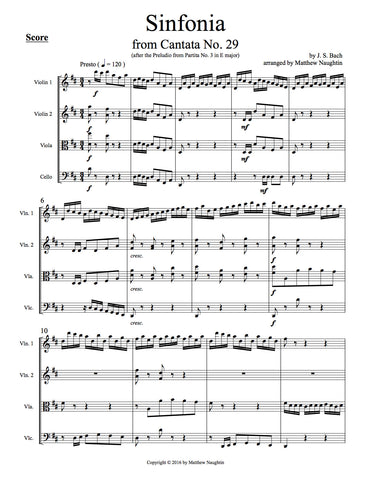 Sinfonia from Cantata No. 29 (J. S. Bach)