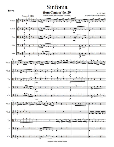 Sinfonia from Cantata No. 29 (J. S. Bach)