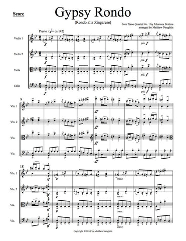 Gypsy Rondo (Johannes Brahms)