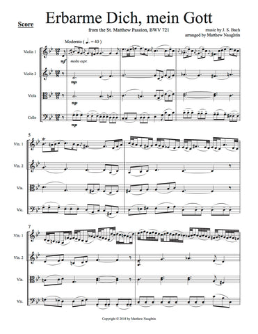 Erbarme dich, mein Gott (J. S. Bach)