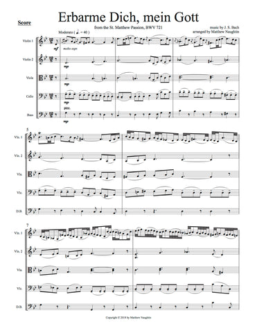 Erbarme dich, mein Gott (J. S. Bach)