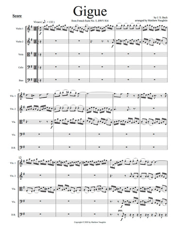 Gigue from French Suite No. 5 (Bach)
