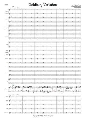 Goldberg Variations for Orchestra (J. S. Bach)
