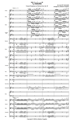 "Union" (Concert Paraphrase on National Airs) (Louis M. Gottschalk)