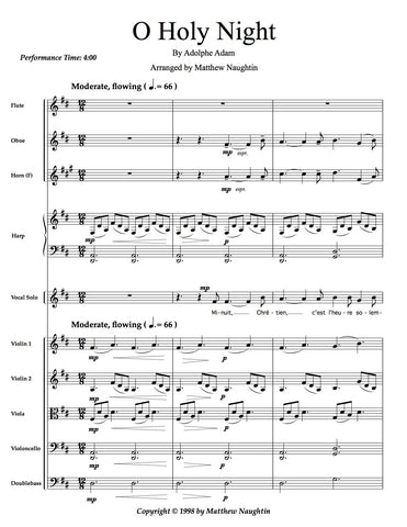 "O Holy Night" (Cantique de Noel) (Adolphe Adam)