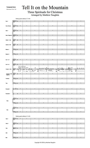 Tell It On the Mountain: Three Spirituals for Christmas