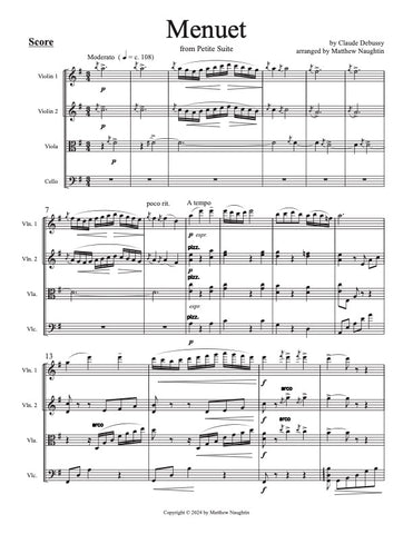 Menuet from the Petite Suite (Debussy)