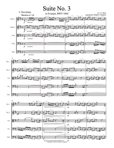 Suite No. 3 in D major (Bach) (String Orchestra)