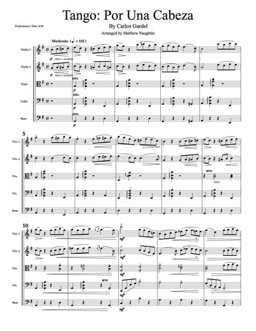 "Por Una Cabeza" Tango (Carlos Gardel)