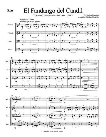 "El Fandango del Candil" (Enrique Granados)